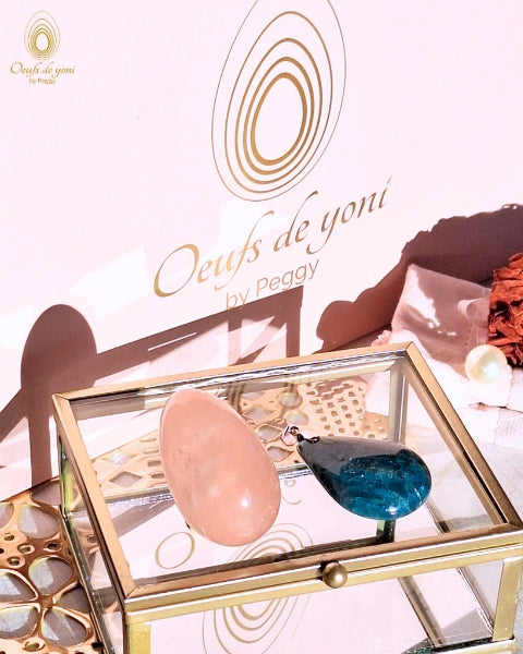 *Grand Coffret "Rencontrer l'amour" - L'oeuf de la guérison de vos blessures d'amour, pendentif Prestige et encens- Quartz rose moyen non troué