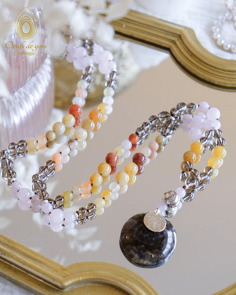 Mala-Astro-CAPRICORNE-quartz-fume-jade-soie-doree-quartz-rose-1